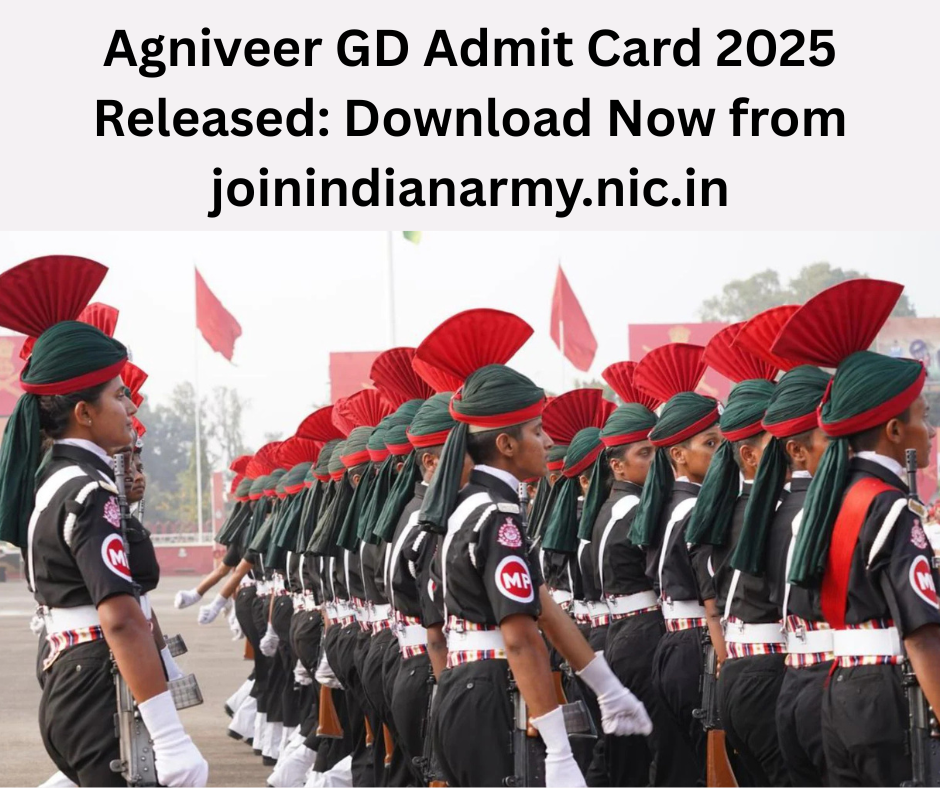 Agniveer GD Admit Card 2025