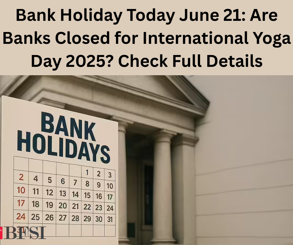 Bank Holiday Today June 21