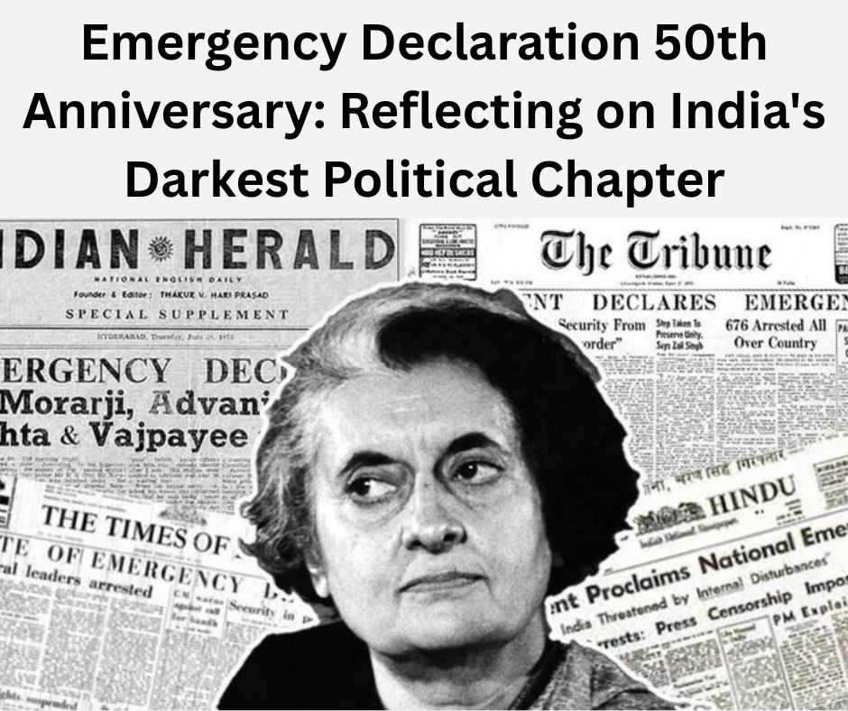 Emergency Declaration 50th Anniversary