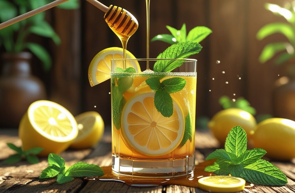 Lemon and Ginger Homemade Fat Cutter Drink
