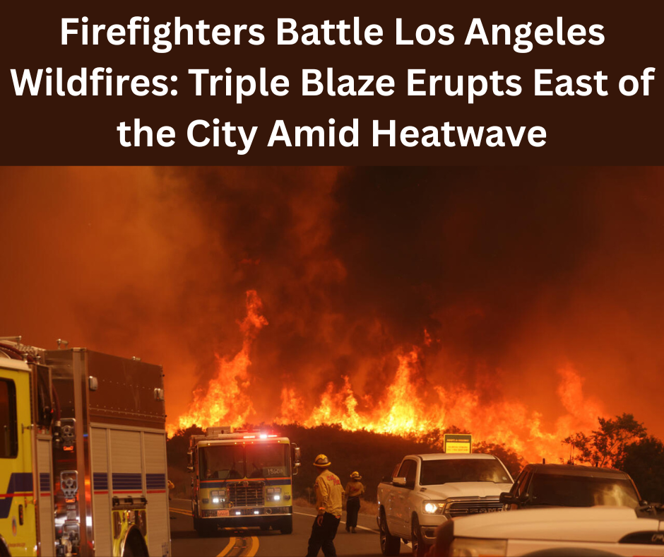 Firefighters Battle Los Angeles Wildfires