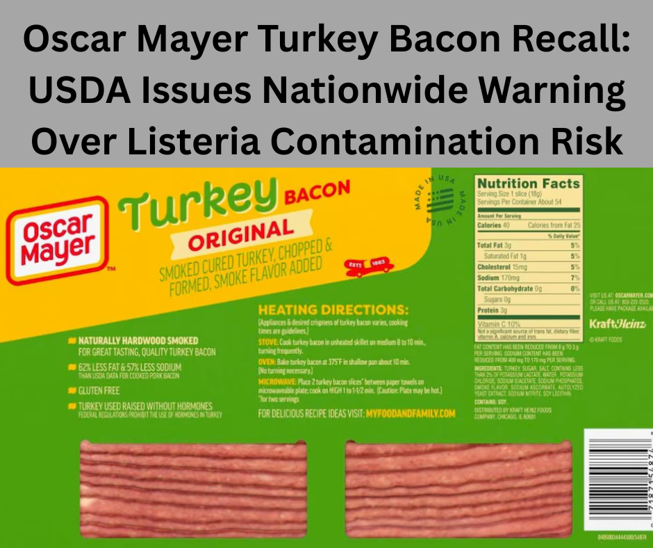 Oscar Mayer Turkey Bacon Recall