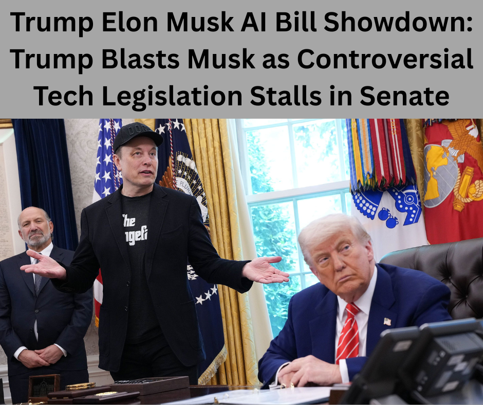 Trump Elon Musk AI Bill Showdown